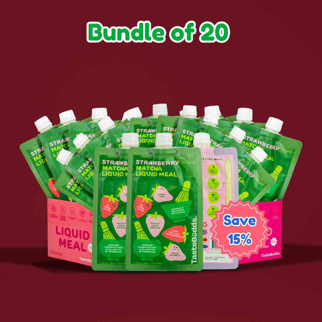 Strawberry Matcha Liquid Meal | Ready in 15s