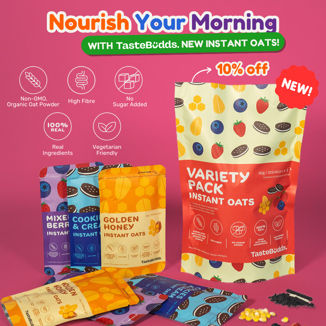 Introducing TasteBudds Instant Oats!