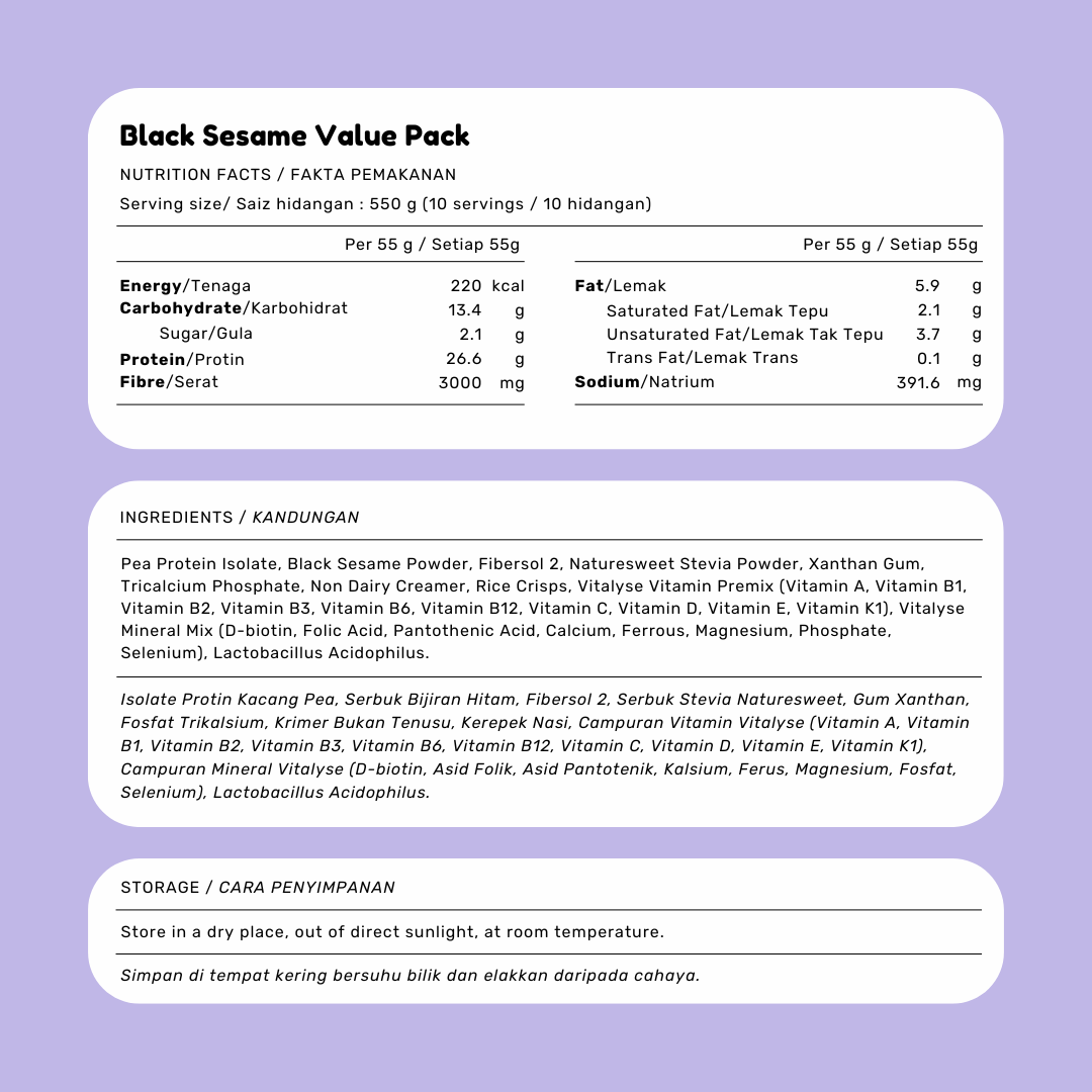 TasteBudds Value Pack 550g