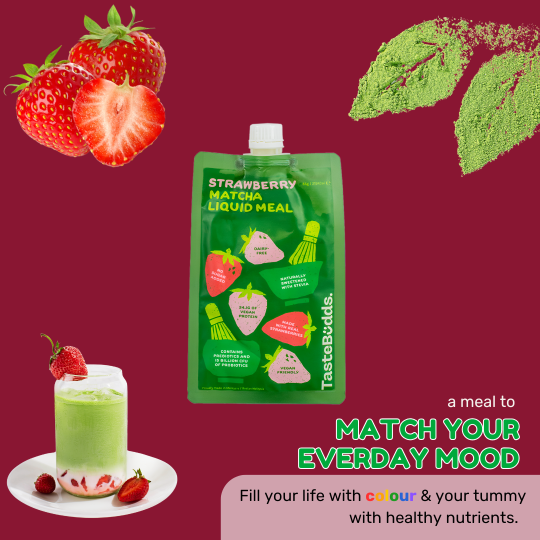 [Limited Edition] Strawberry Matcha Liquid Meal