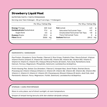 [Limited Edition] Strawberry Liquid Meal