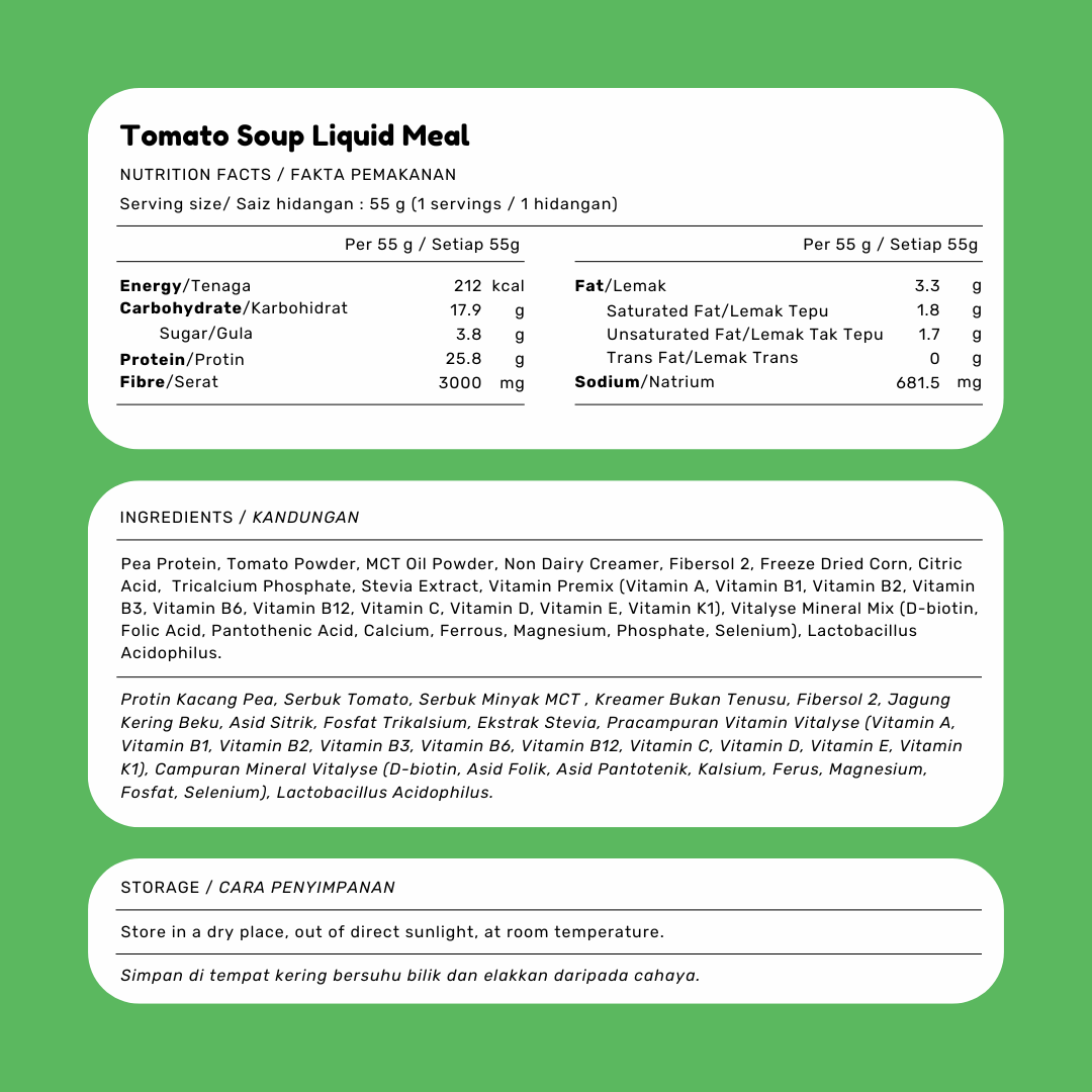 [New] Tomato Soup Liquid Meal